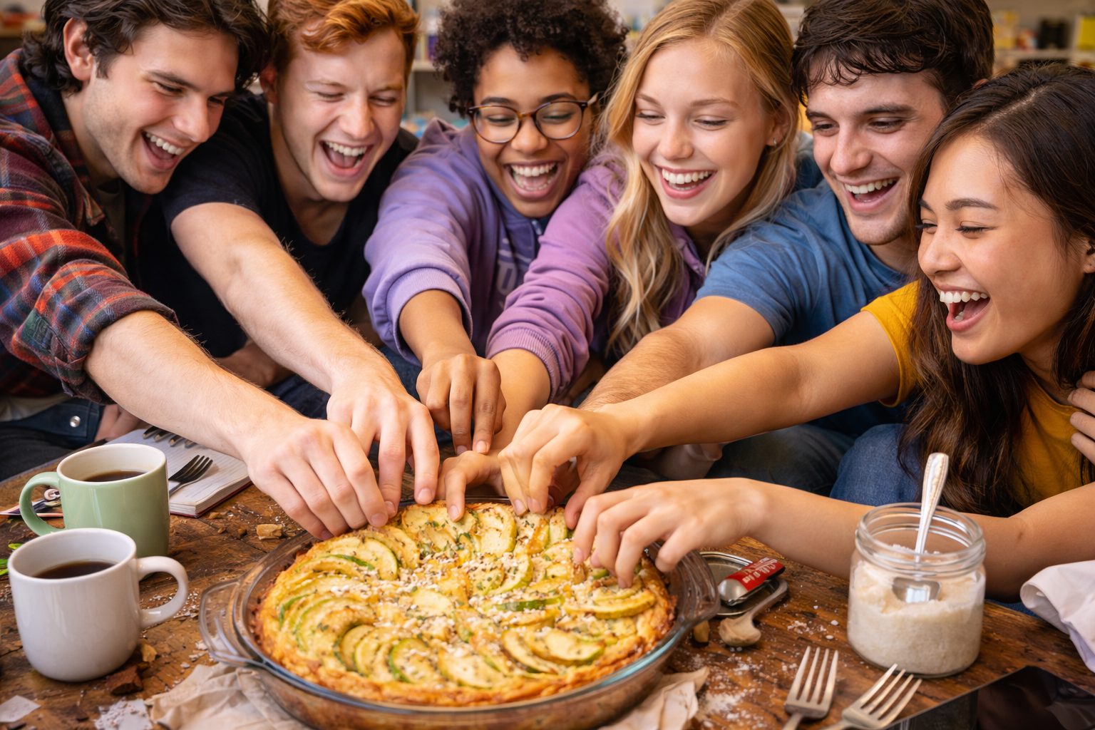 Как готовить Пирог из кабачка с яблоком