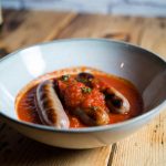 Сосиски в томатном рагу