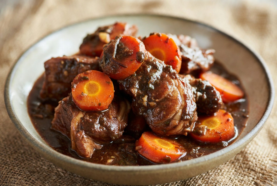 Свиной рагу с морковью - фото 1